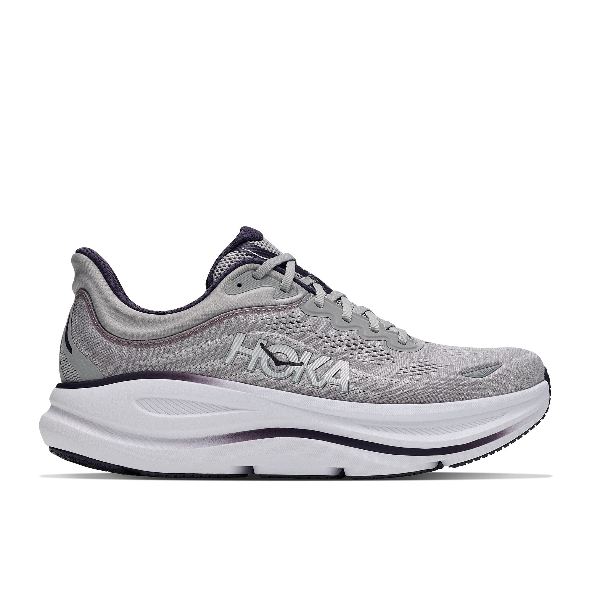 Men's Bondi 9 Road Running Shoes - Grey