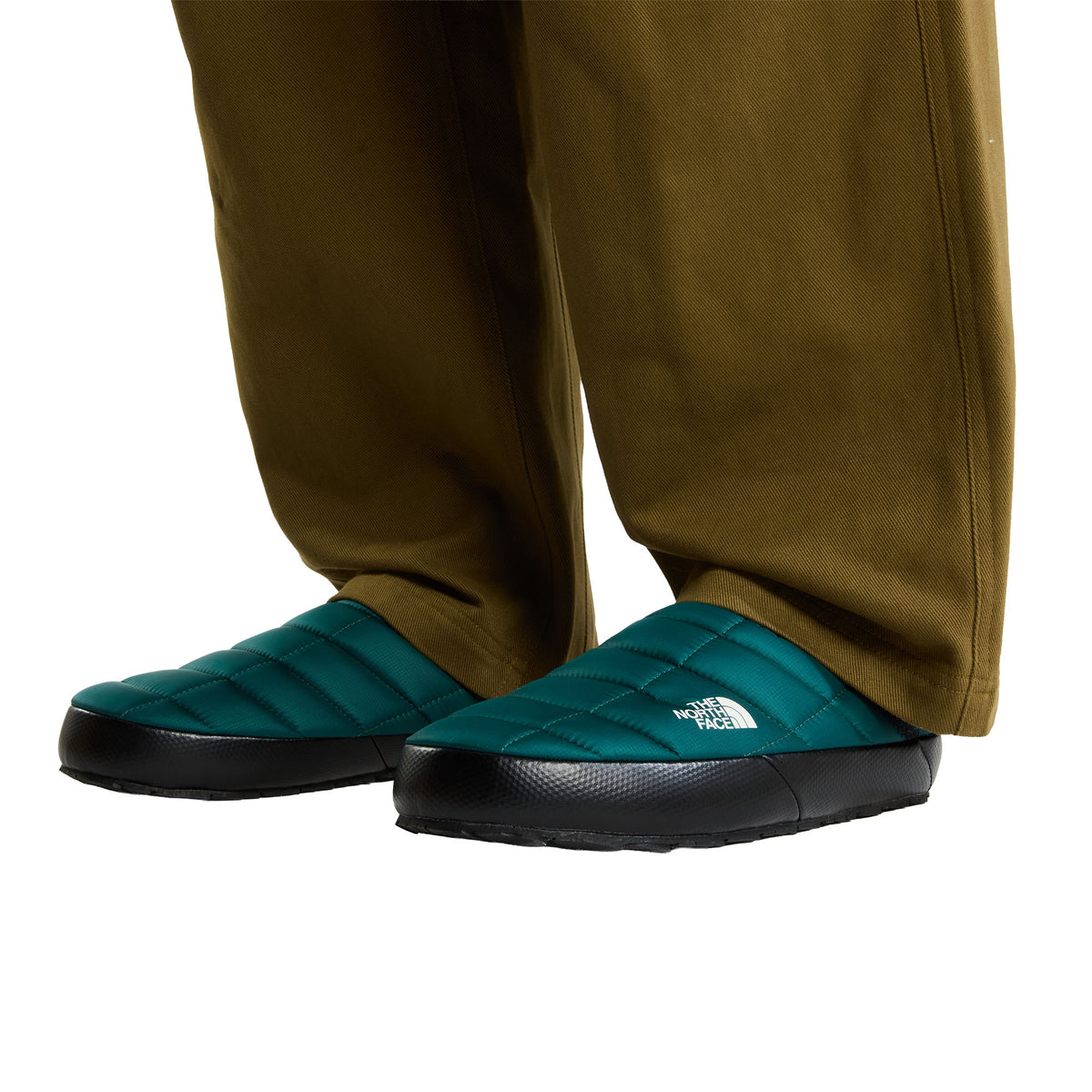 Men's Thermoball V Traction Mule Slippers - Green