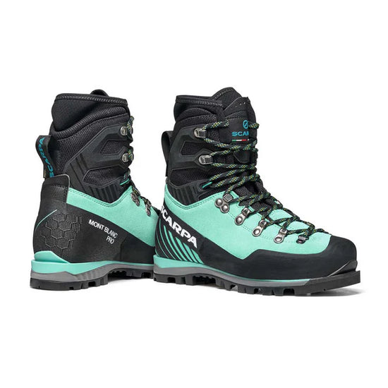 Women's Mont Blanc Pro GORE-TEX Mountaineering Boots - Green/Blue