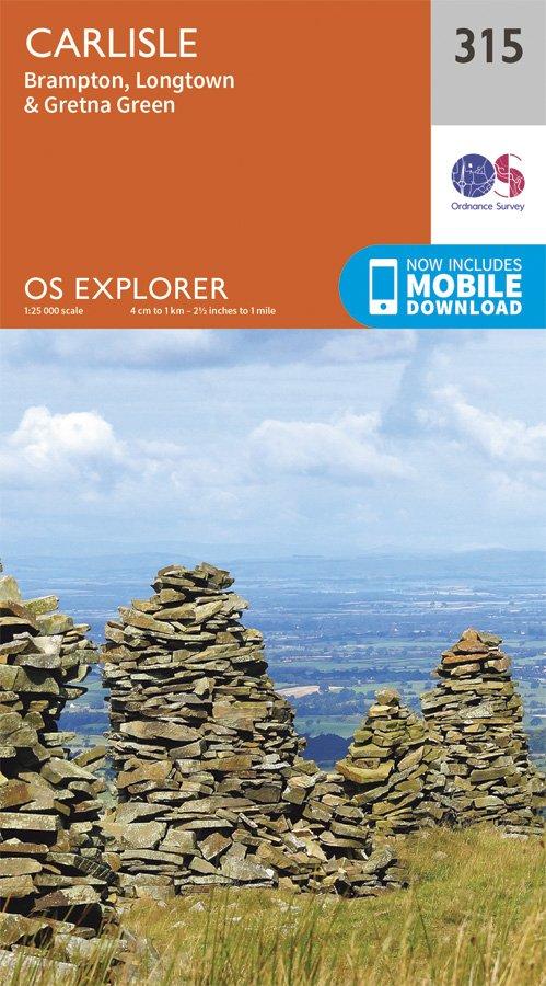 Explorer 315 1:25000 Carlisle, Cumbria