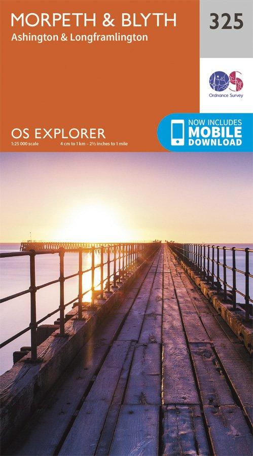 Explorer 325 1:25000 Morpeth & Blyth, Northumberland