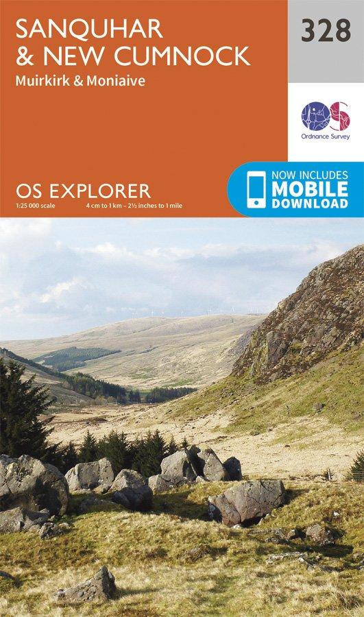 Explorer 328 1:25000 Sanquhar & New Cumnock, Dumfries & Galloway
