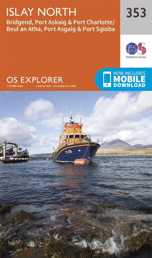 Explorer 353 1:25000 Islay North, Argyll & Bute