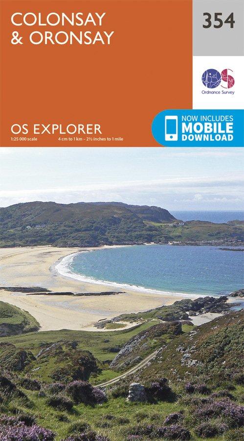 Explorer 354 1:25000 Colonsay & Oronsay, Argyll & Bute