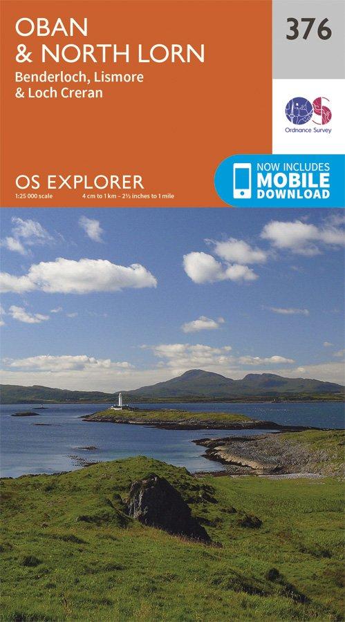 Explorer 376 1:25000 Oban & North Lorn