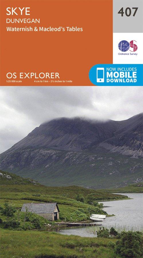 Explorer 407 1:25000 Skye - Dunvegan