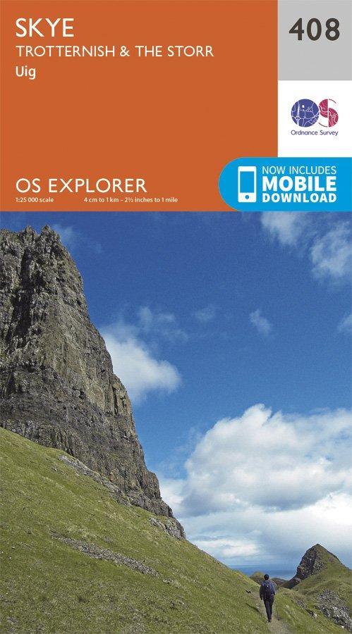 Explorer 408 1:25000 Skye - Trotternish & The Storr