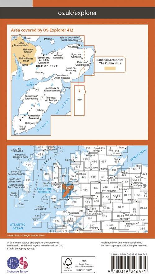 Explorer 412 1:25000 Skye - Sleat