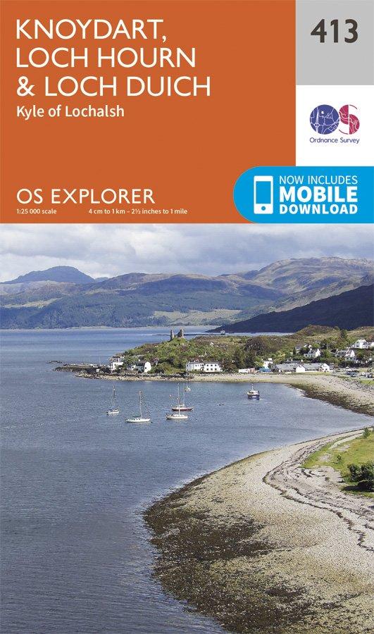 Explorer 413 1:25000 Knoydart, Loch Hourn & Loch Duich