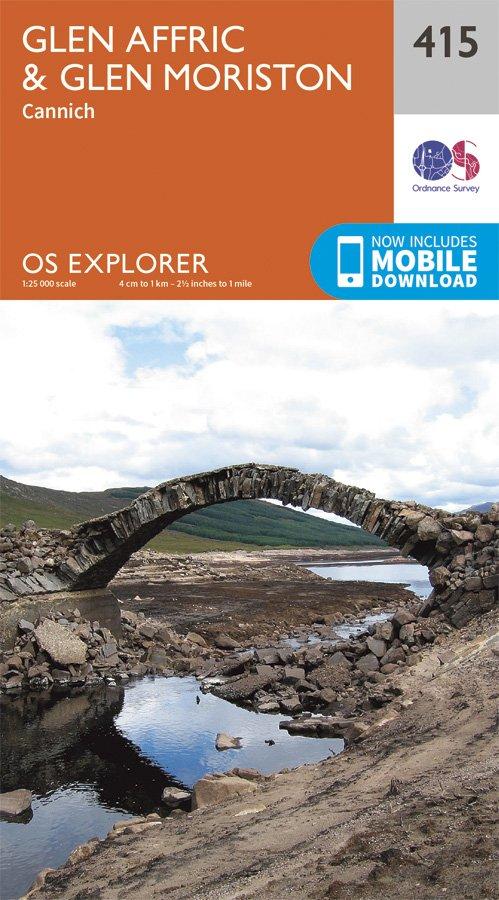 Explorer 415 1:25000 Glen Affric & Glen Moriston