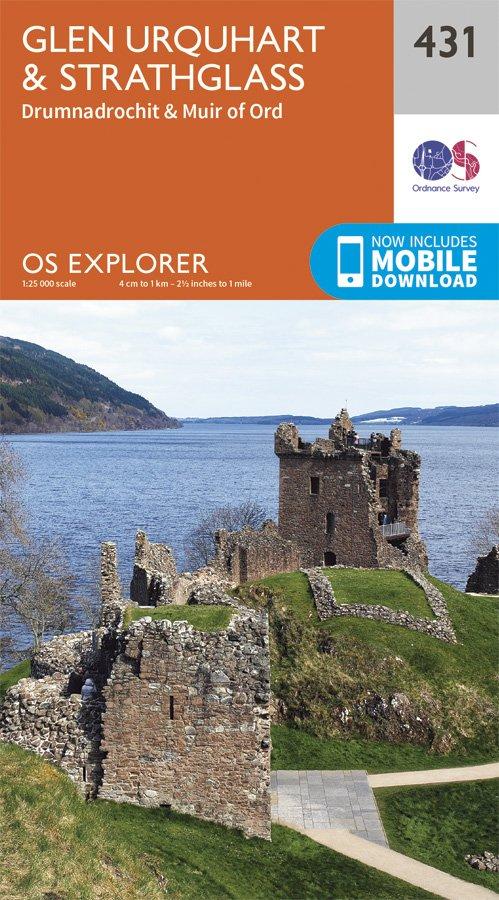 Explorer 431 1:25000 Glen Urquhart & Strathglass