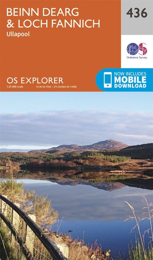 Explorer 436 1:25000 Beinn Dearg & Loch Fannich