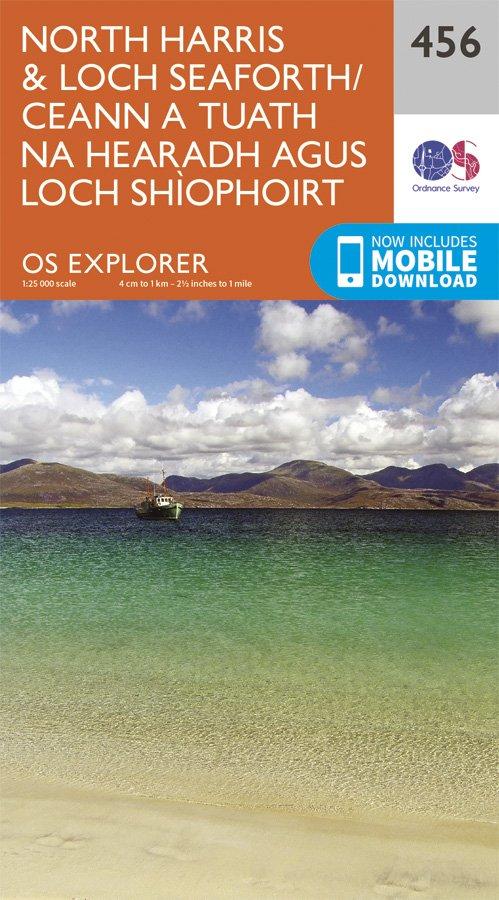 Explorer 456 1:25000 North Harris & Loch Seaforth