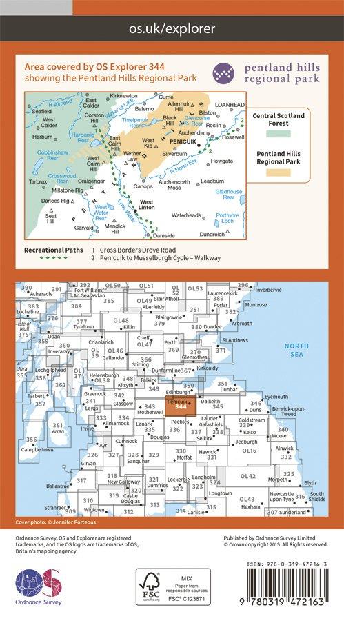 Explorer Active Laminate 344 - Pentland Hills