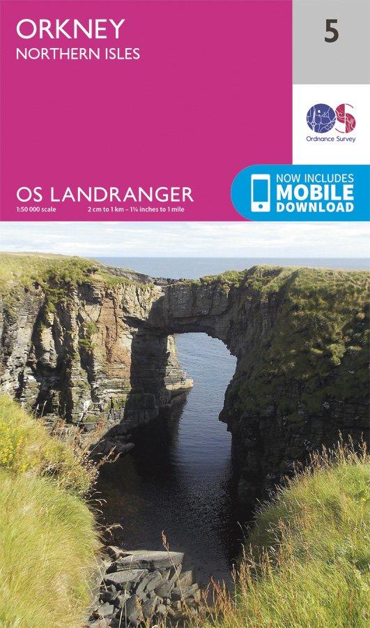 Landranger 05 1:50000 Orkney - Northern Isles