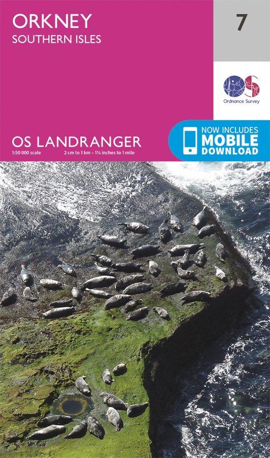 Landranger 07 1:50000 Orkney - Southern Isles