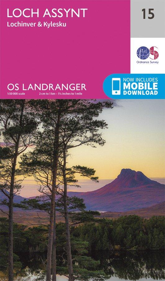 Landranger 15 1:50000 Loch Assynt
