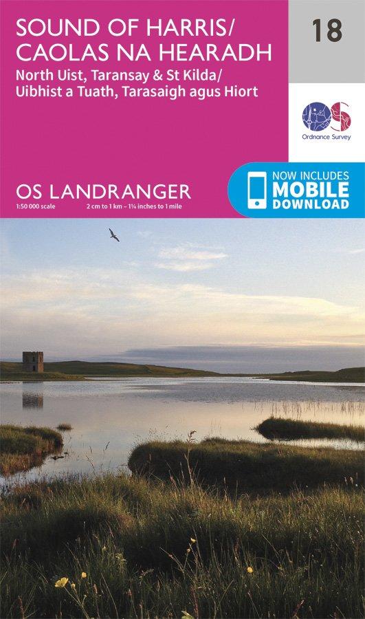 Landranger 18 1:50000 Sound of Harris