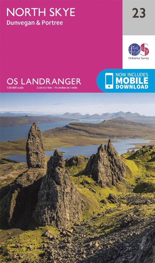 Landranger 23 1:50000 North Skye