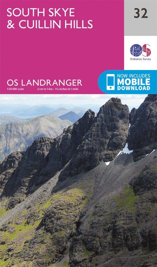 Landranger 32 1:50000 South Skye & Cuillin Hills