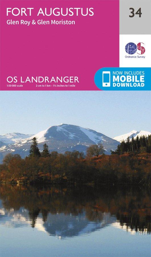 Landranger 34 1:50000 Fort Augustus