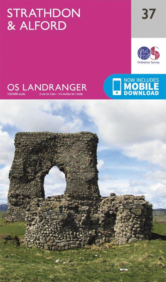 Landranger 37 1:50000 Strathdon & Alford