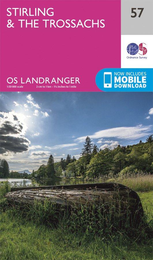 Landranger 57 1:50000 Stirling & The Trossachs