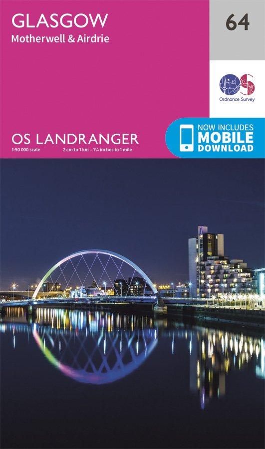 Landranger 64 1:50000 Glasgow