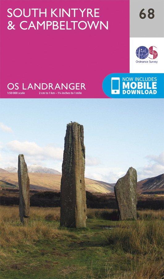 Landranger 68 1:50000 South Kintyre & Campbeltown