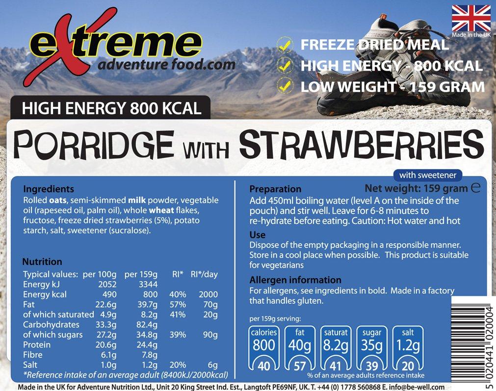 Porridge With Strawberries