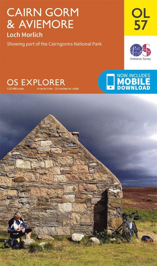Explorer OL57 Cairngorm & Aviemore Map