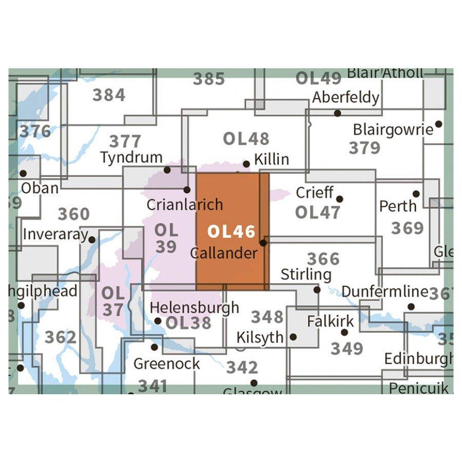 Explorer OL46 Active Map The Trossachs