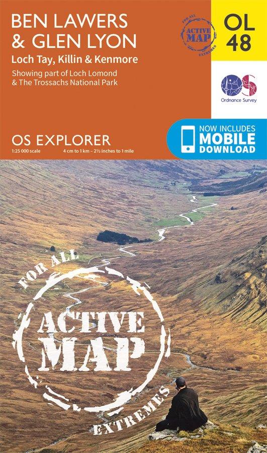 Explorer Active OL48 Active Map Ben Lawers & Glen Lyon