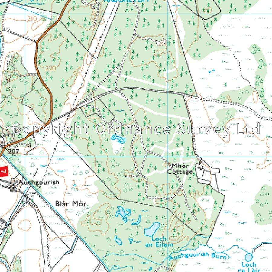 EXPLORER ACTIVE OL57 - Cairngorm & Aviemore Map