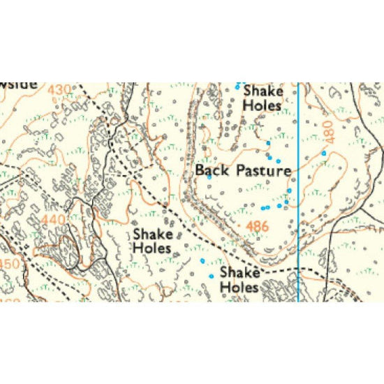 Explorer OL2 Yorkshire Dales - Southern & Western Area Map