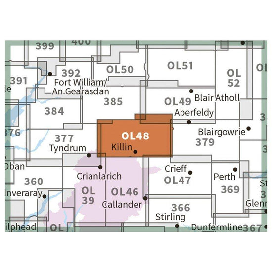 Explorer OL48 Ben Lawers & Glen Lyon Map