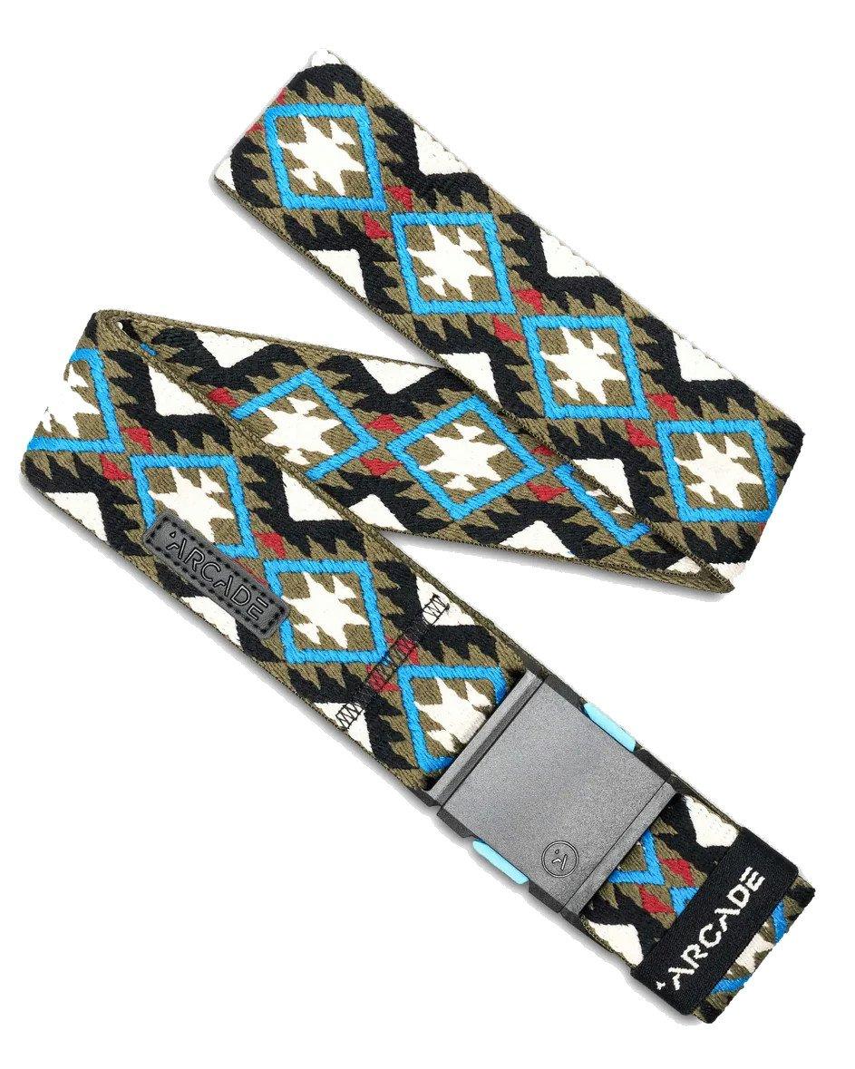 Unisex Twilight Belt - Oat & Turquoise