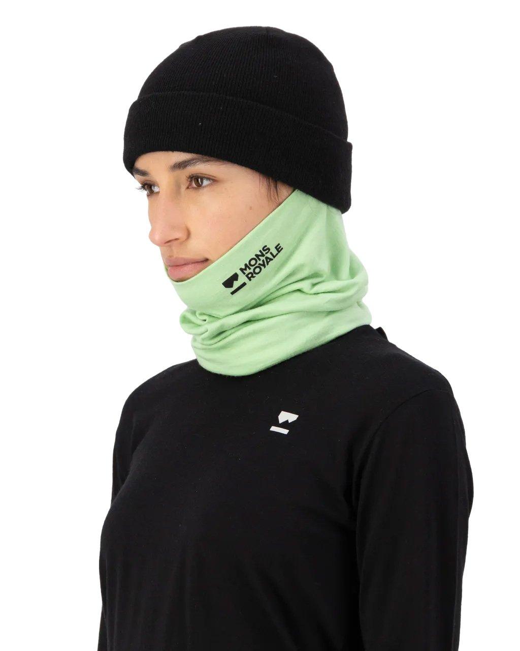 Unisex Double Up Neckwarmer - Green