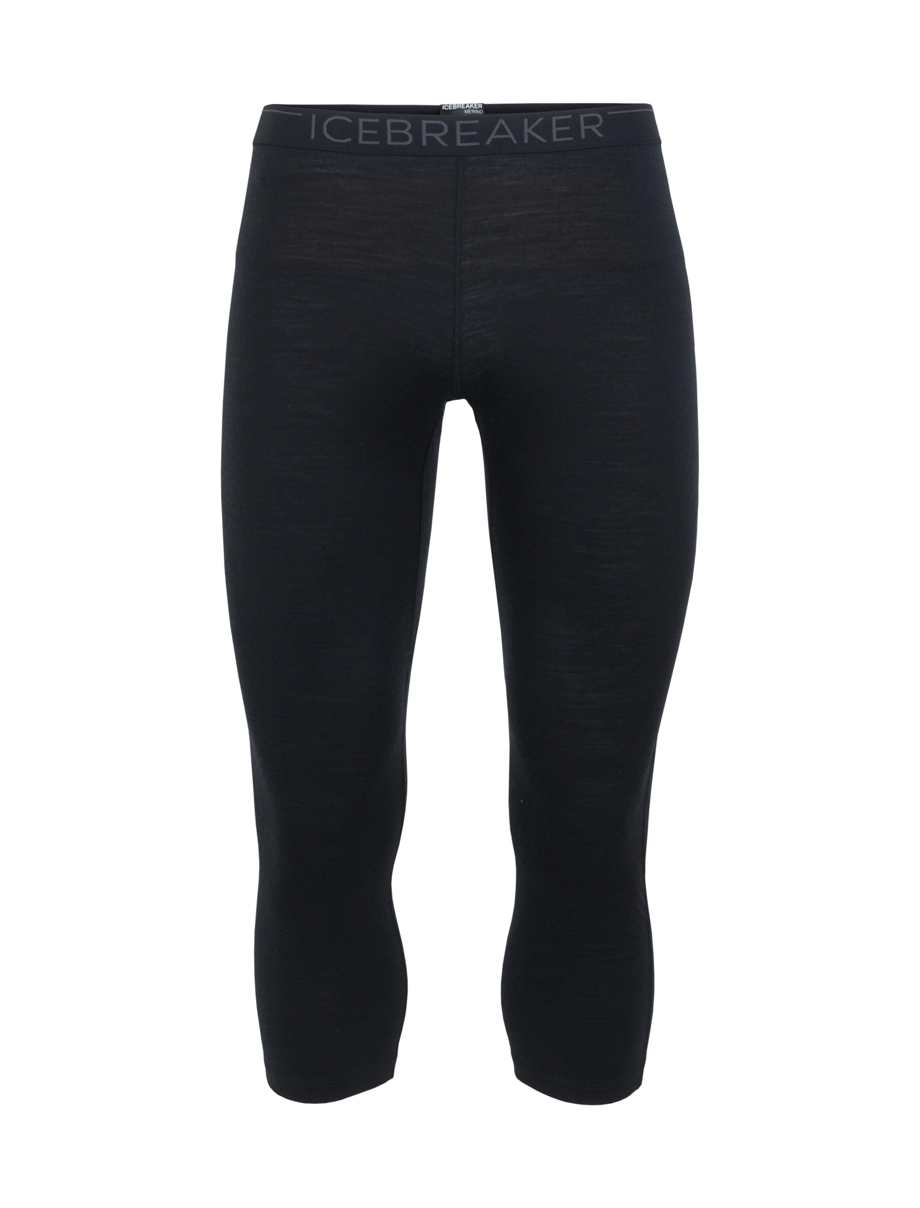 Men's 200 Oasis 3/4 Thermal Leggings - Black