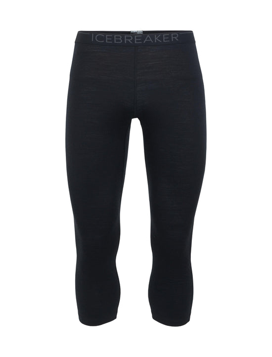 Men's 200 Oasis 3/4 Thermal Leggings - Black