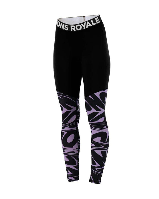 Women's Cascade 200 Leggings - Black / Purple