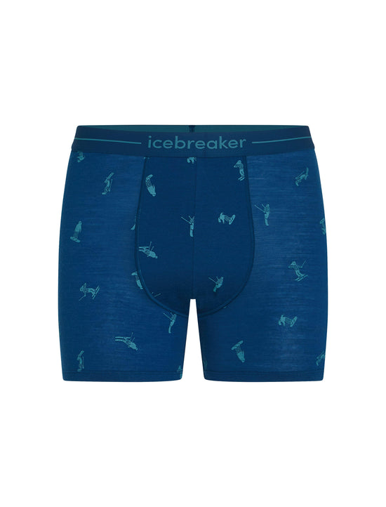 Men's 150 Anatomica Boxers Ski Day - Atlantis / Topaz