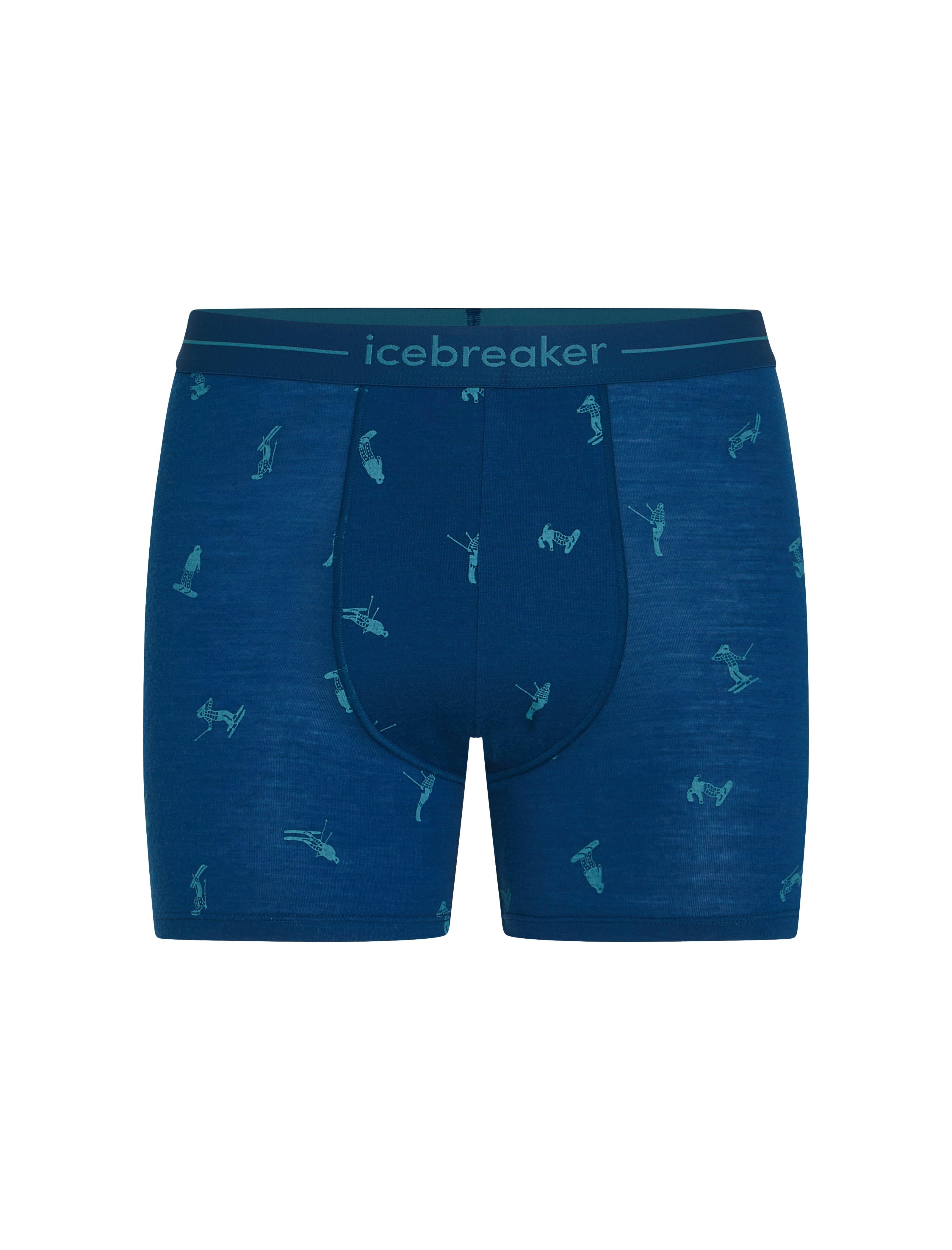 Men's 150 Anatomica Boxers Ski Day - Atlantis / Topaz