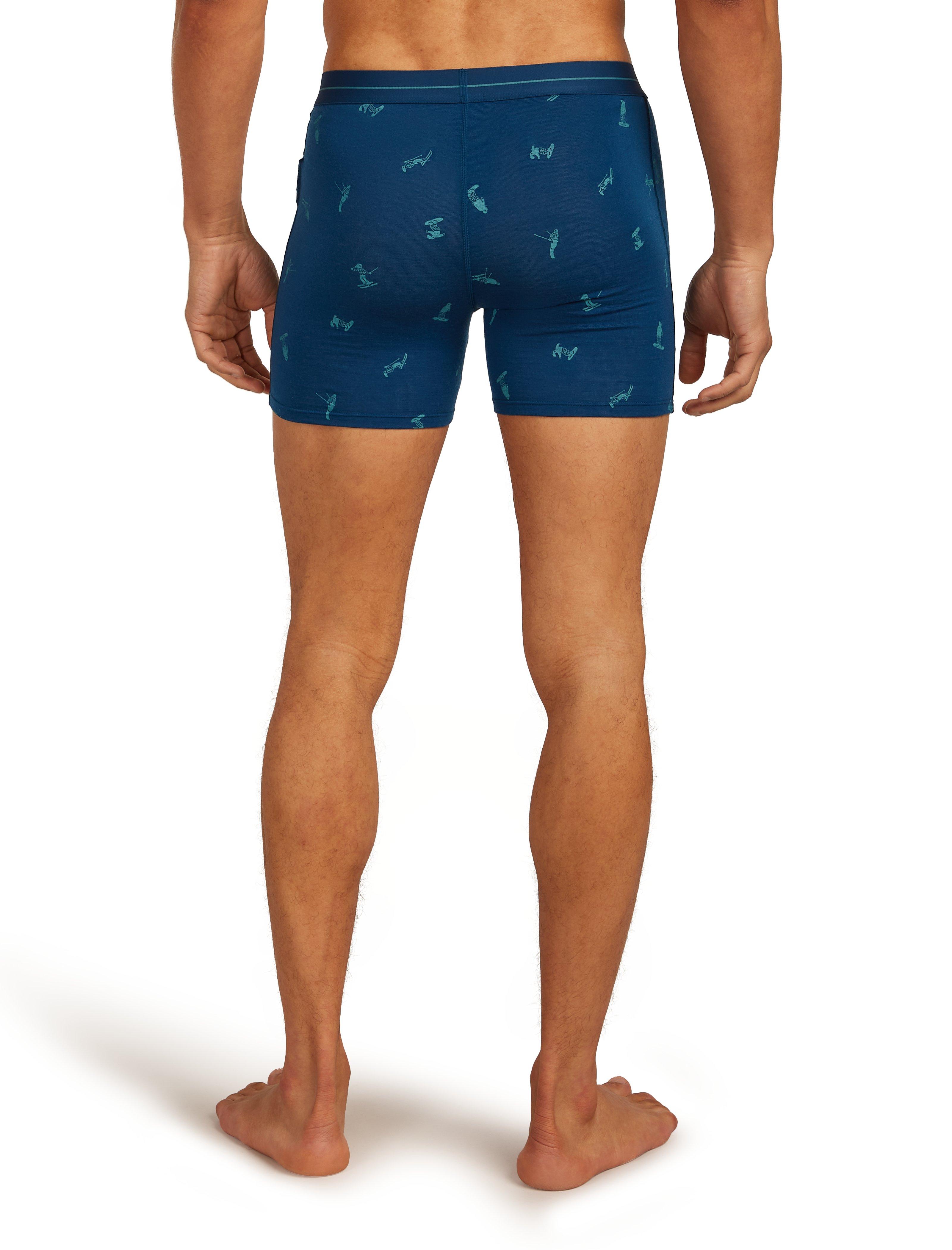 Men's 150 Anatomica Boxers Ski Day - Atlantis / Topaz