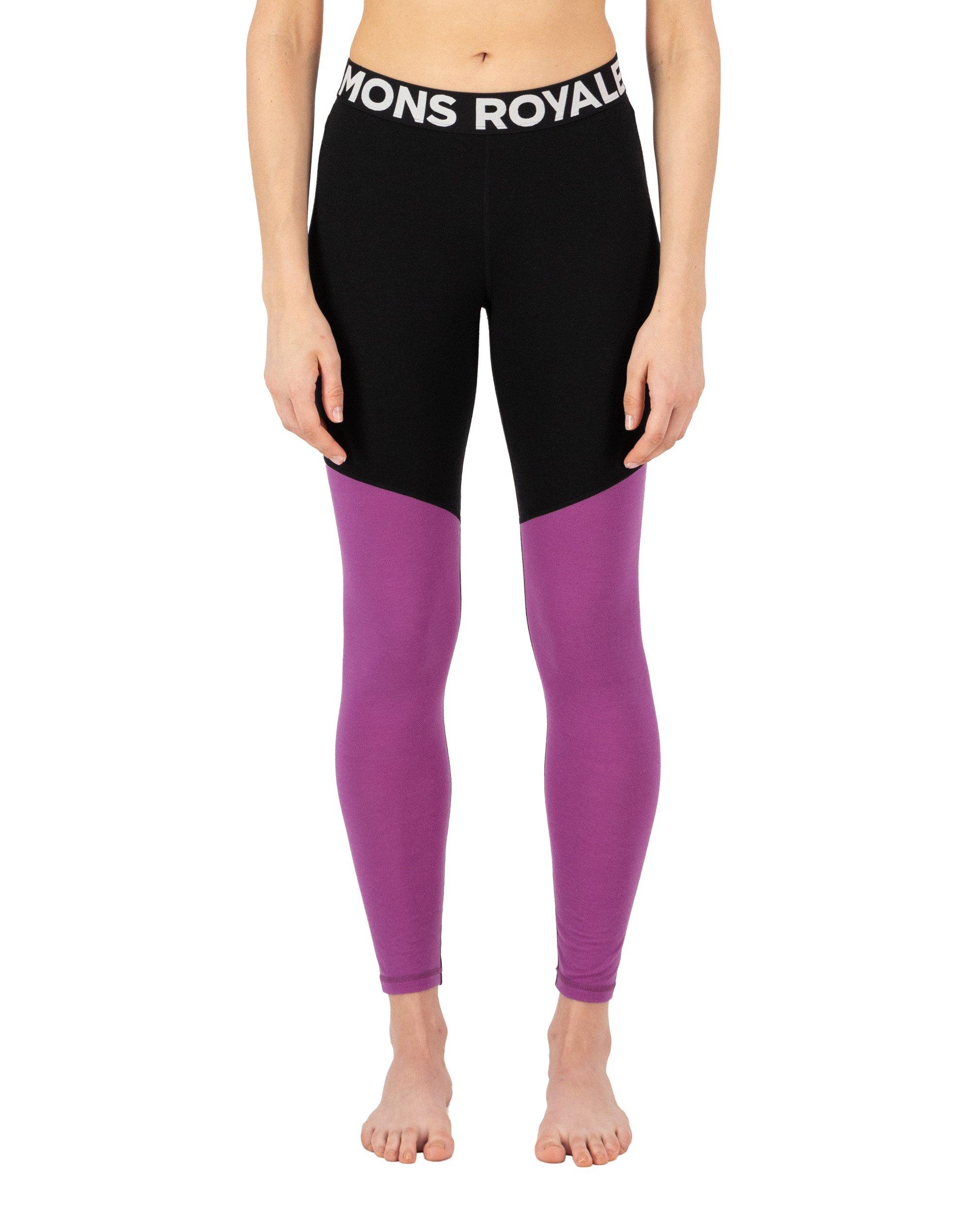 Women's Cascade 200 Leggings - Black / Purple