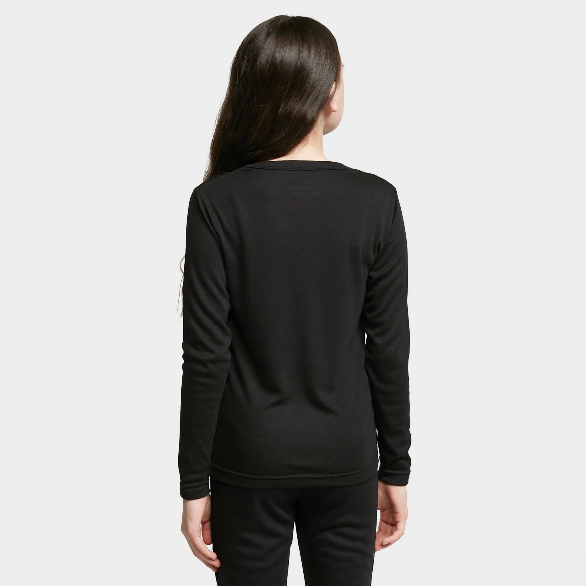 Kids' Long Sleeve Thermal Top - Black