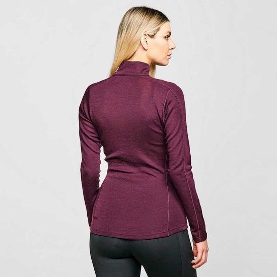 Women's Convect 200 Merino LS Zip - Purple