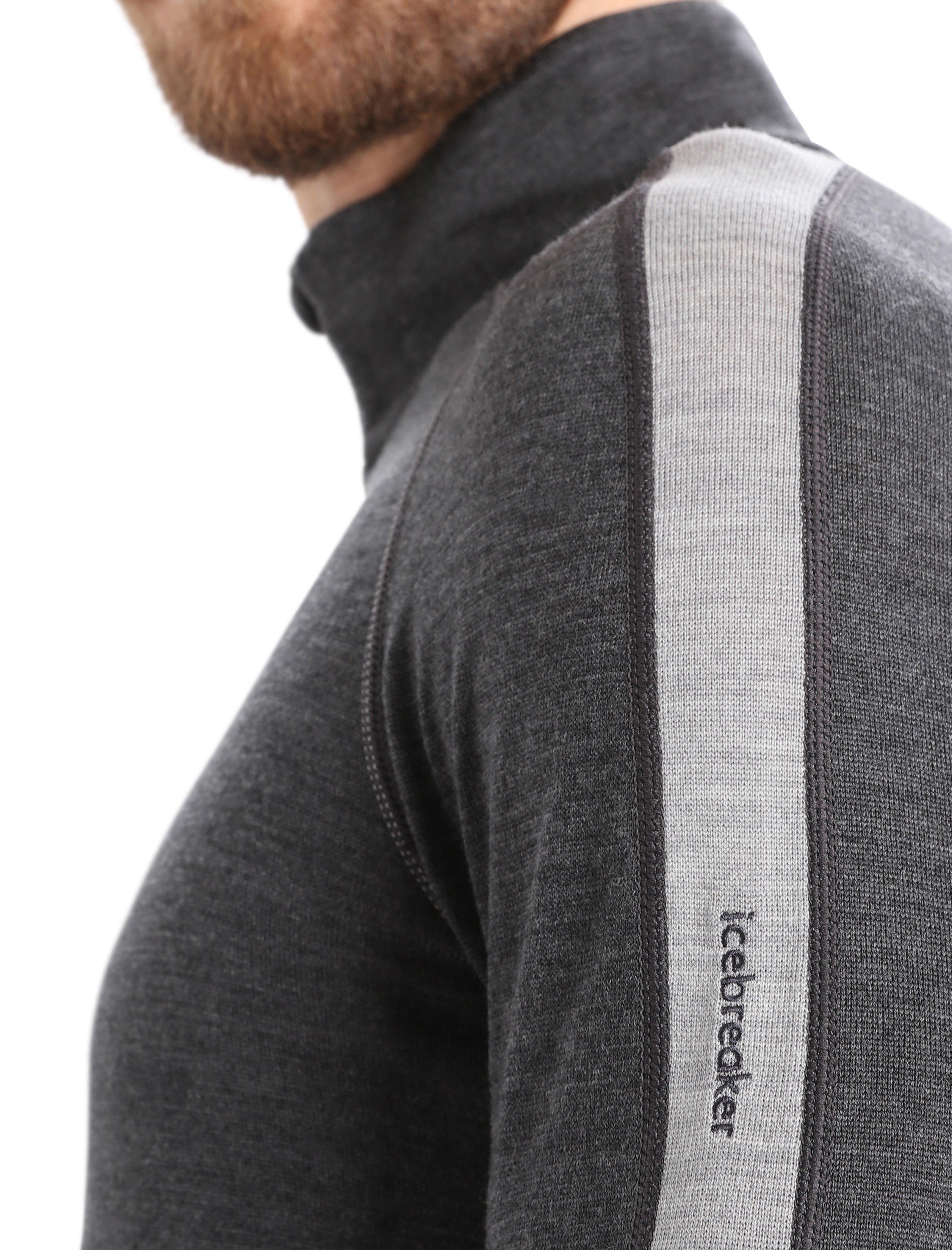 Men's 260 ZoneKnit LS 1/2 Zip Thermal Top - Black