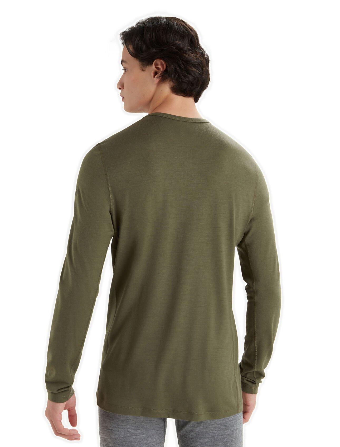 Men's 200 Oasis LS Crewe - Green
