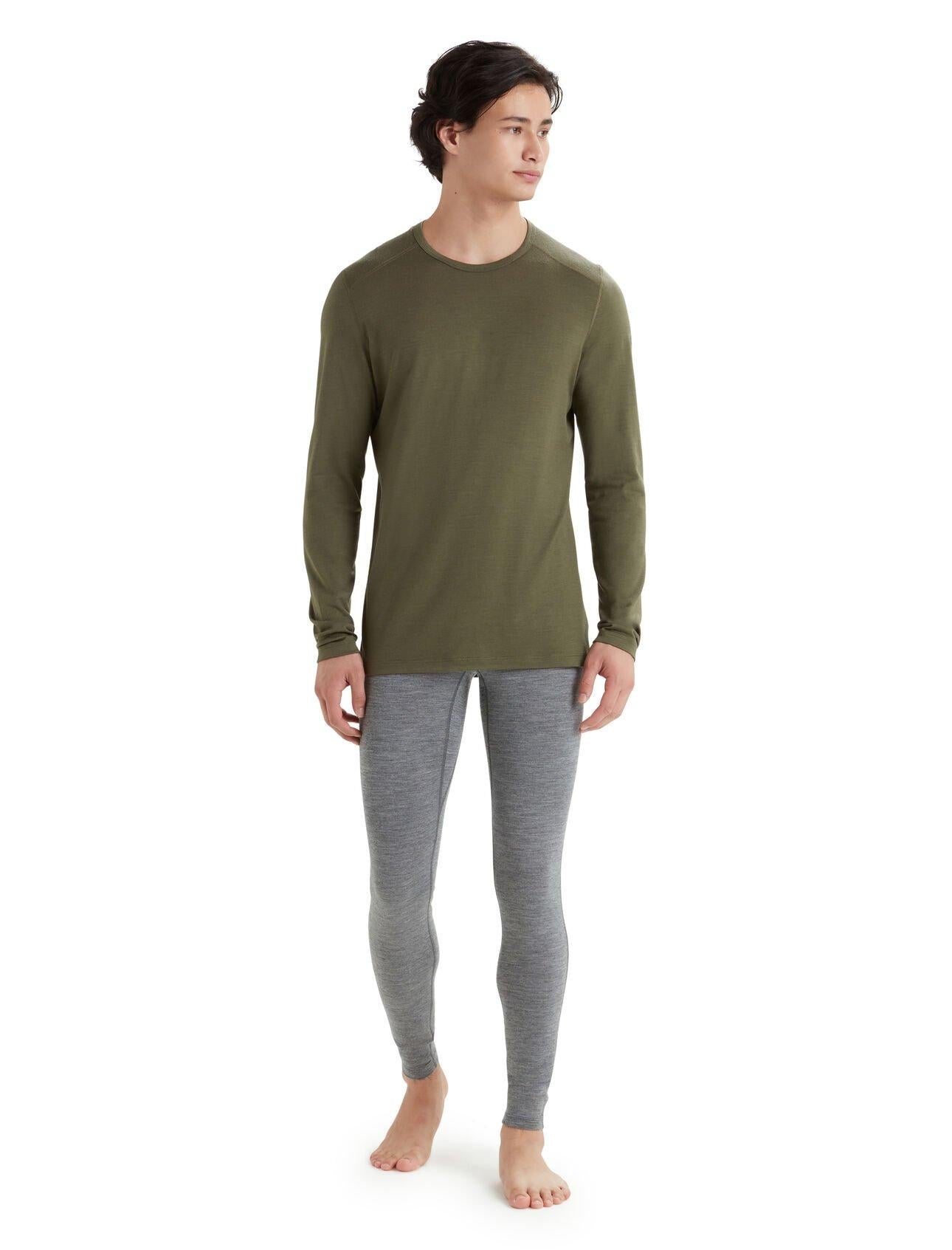 Men's 200 Oasis LS Crewe - Green